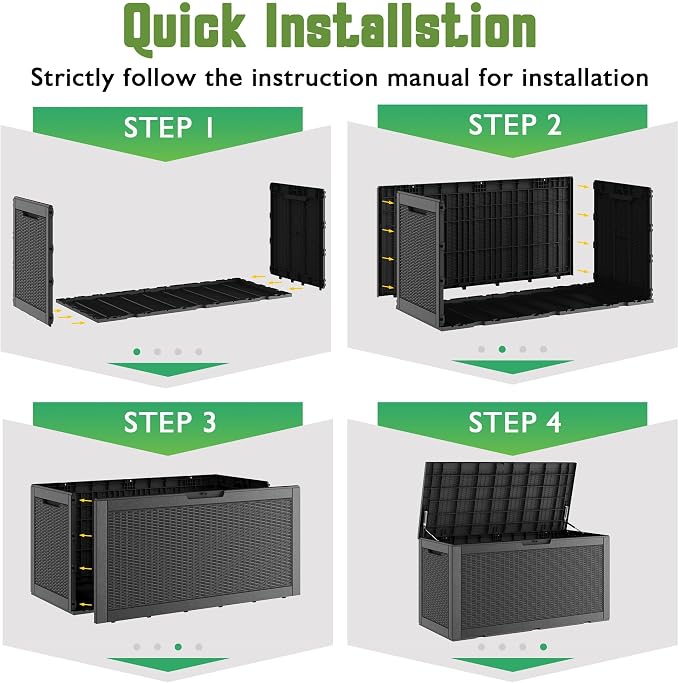Outdoor Storage Waterproof Deck Box - Image 6