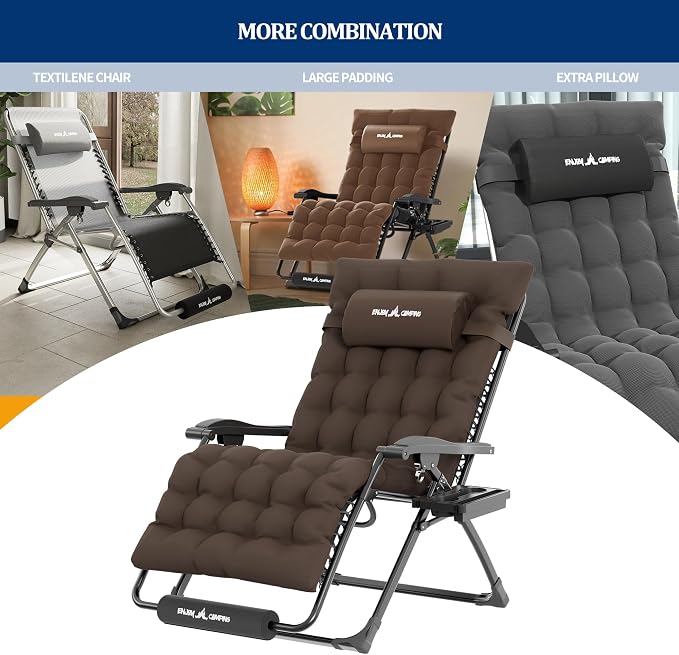 UDPATIO Oversized Zero Gravity Chair Patio Reclining Chairs - Image 4