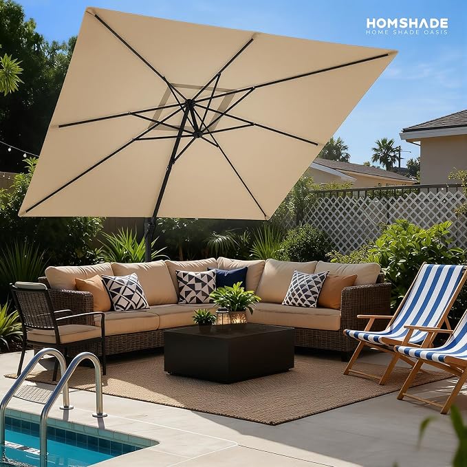 10x10 FT Cantilever Patio Umbrella - Image 9