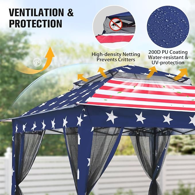 COOS BAY 11x11 Pop Up Gazebo - Image 4