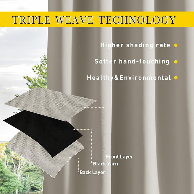 NICETOWN Windproof Outdoor Curtains - Image 6