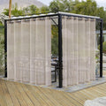 LORDTEX Burlap Linen Look Outdoor Curtain by LORDTEX