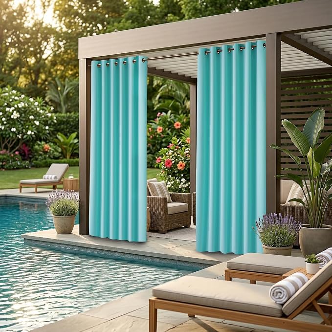 DIVA EN CAMINO DEC Outdoor Patio Curtain Waterproof Darkening Thermal Insulated - Image 2
