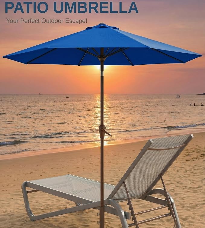 10FT Patio Umbrella, Outdoor Umbrella - Image 9