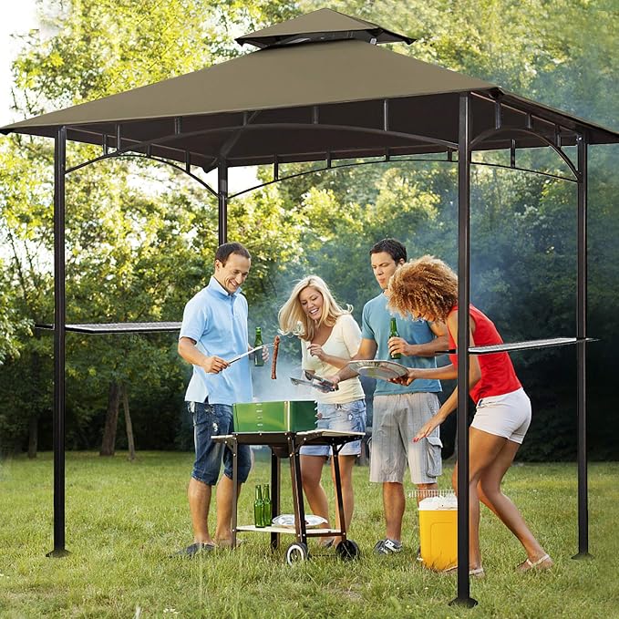 Eurmax USA High Performance Grill Gazebo Canopy Replacement Cover 5x8 BBQ - Image 7