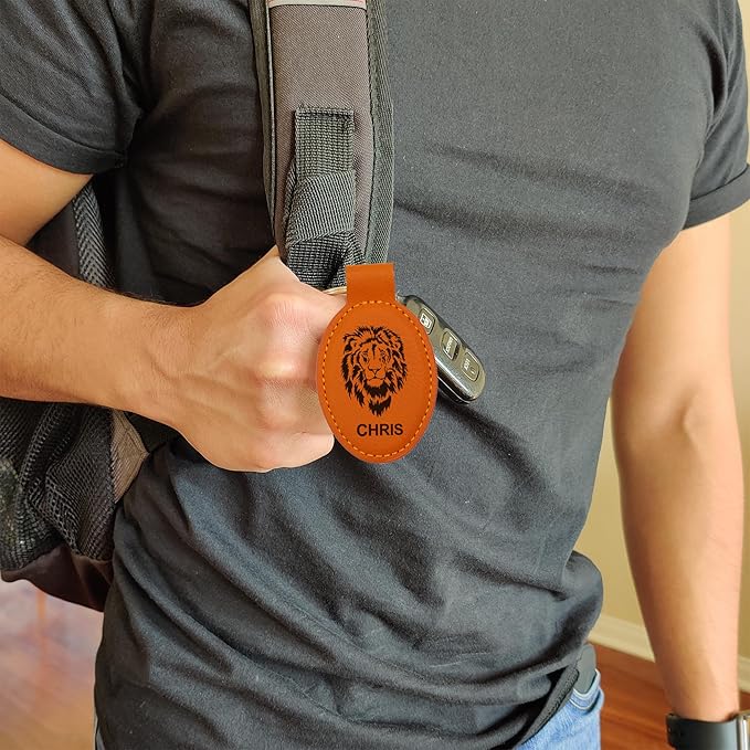 LaserGram Oval Keychain, Water Polo, Personalized Engraving Included