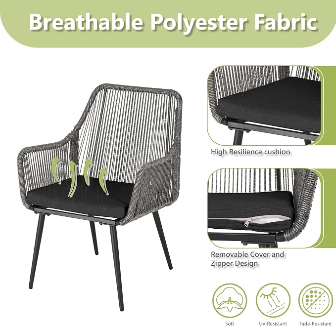 Patio Dining Chairs, Outdoor Dining Chairs - Image 5