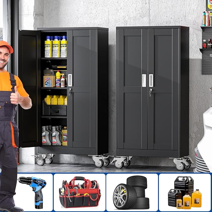GAIOUS Metal Garage Storage Cabinet - Image 6