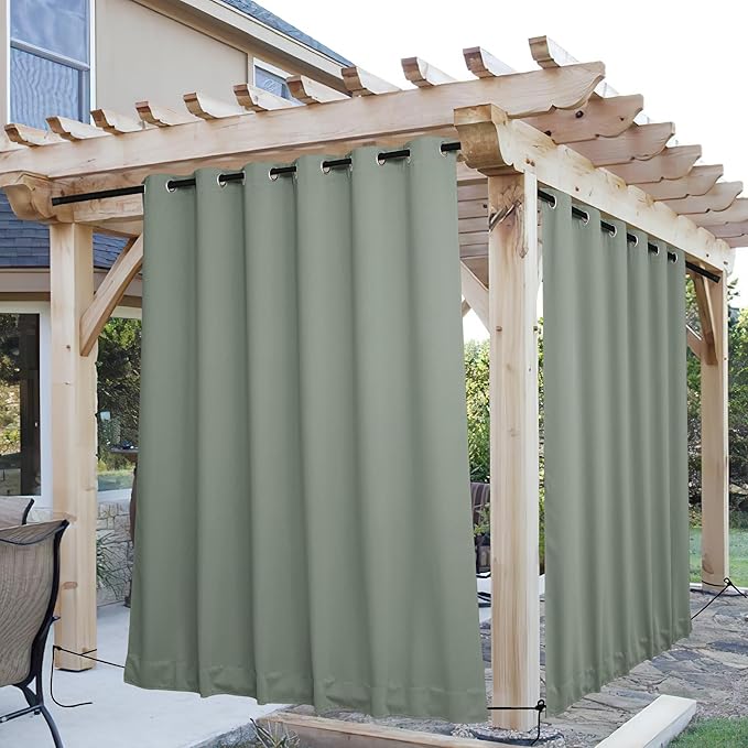 NICETOWN Windproof Outdoor Curtains by NICETOWN