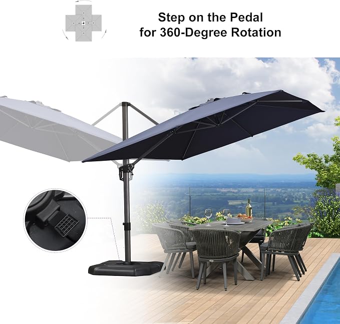 PURPLE LEAF Patio Umbrella - Image 5