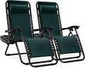 Best Choice Products Set of 2 Adjustable Steel Mesh Zero Gravity Lounge Chair by Unknown