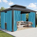 Outdoor Curtains for Patio Waterproof, 8 Panels, Rod Pocket | Weatherproof & by RichSets