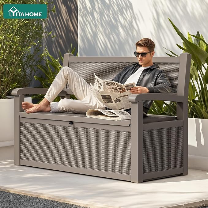 YITAHOME 70 Gallon Deck Bench - Image 5