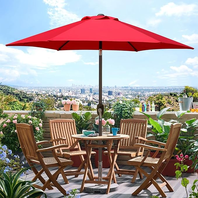 7.5 ft Patio Umbrella, Yard Umbrella, Outdoor Market Umbrella - Image 6