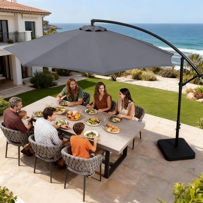 10FT Outdoor Patio Umbrella - Image 4