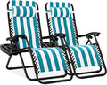 Best Choice Products Set of 2 Adjustable Steel Mesh Zero Gravity Lounge Chair by Unknown