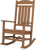 POLYWOOD Presidential Rocking Chair in Teak by POLYWOOD