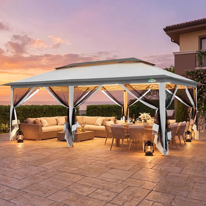 COBIZI 12x20 Pop Up Canopy Tent - Image 9