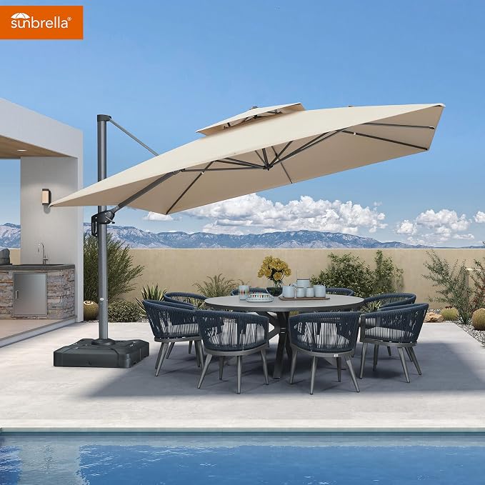 PURPLE LEAF Sunbrella Patio Umbrella - Image 2