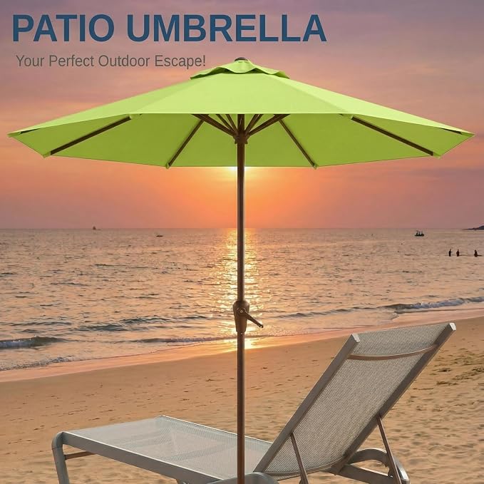10FT Patio Umbrella, Outdoor Umbrella - Image 7