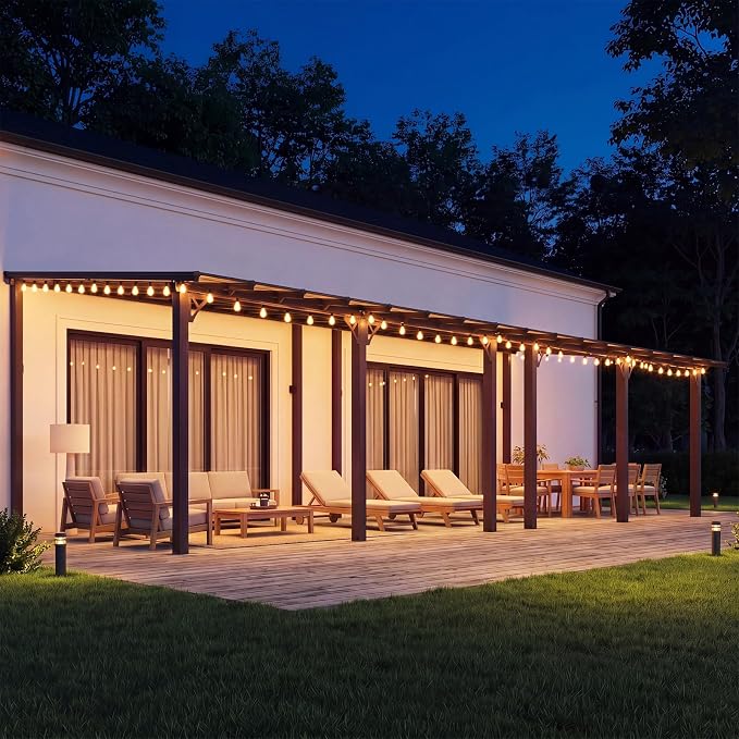 Aoxun 34’x10’ Gazebo for Patio, Gazebo Pergola - Image 6