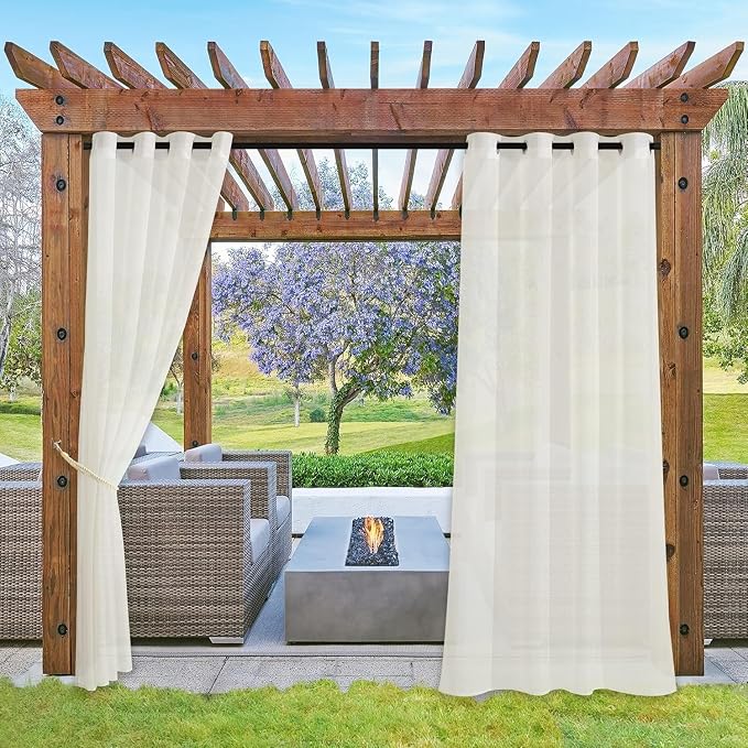 NICETOWN 2 Panels Outdoor Curtains by NICETOWN
