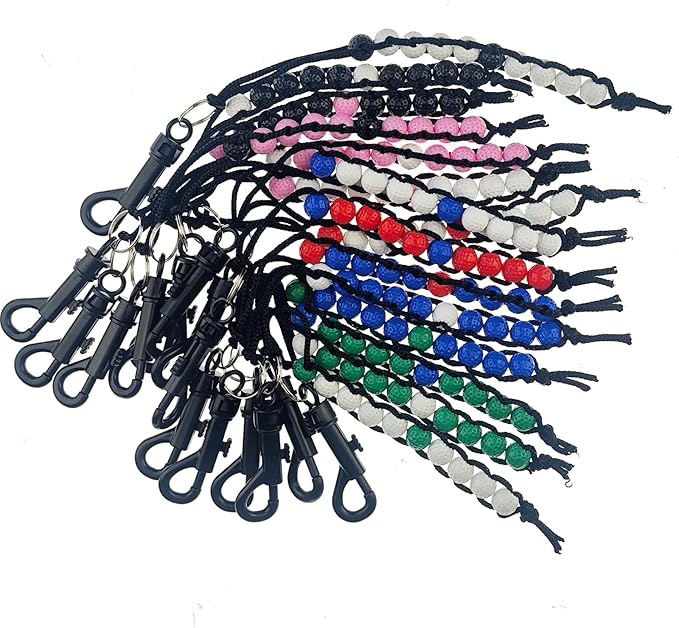 3/6/10/15 Pack Golf Bead Counter Golf Stroke Counter Golf Counter with Clip