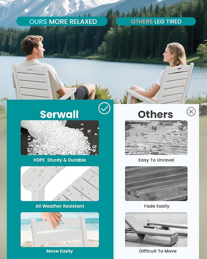 SERWALL 2-Pc Rocking Chair Set - Image 7