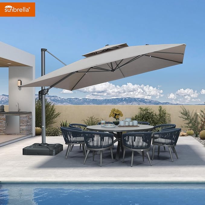 PURPLE LEAF Sunbrella Patio Outdoor Umbrella - Image 2