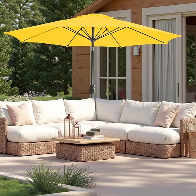 Patio Umbrella 9FT Outdoor Umbrella Patio - Image 6