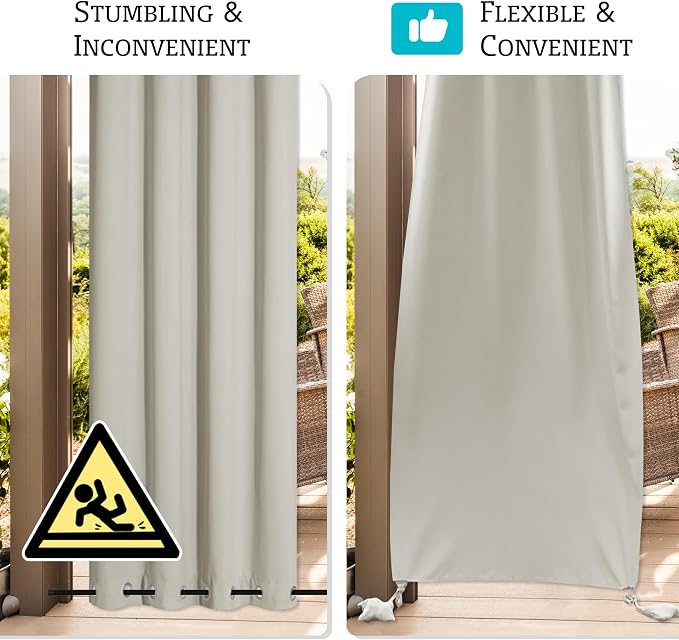 RYB HOME Outdoor Curtains Windproof - Image 5