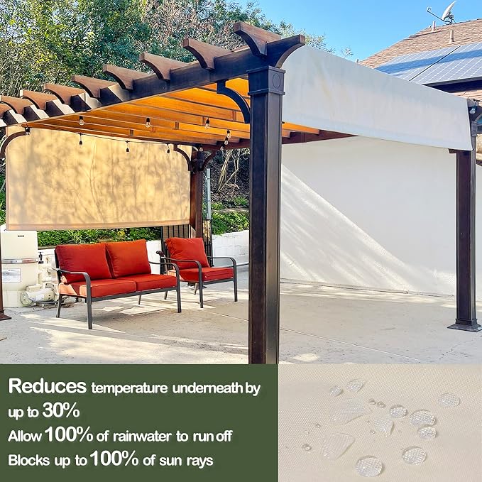 Alion Home Waterproof Pergola Cover - Image 3