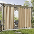 RYB HOME 2 Panels Outdoor Curtains by RYBHOME