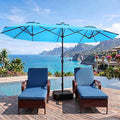 15FT Double-Sided Patio Umbrella by Enjoyyourlife