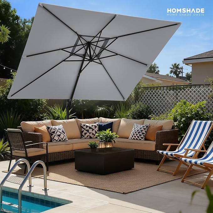 10x10 FT Cantilever Patio Umbrella - Image 9