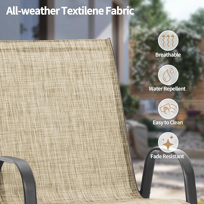 Patio Chairs Set of 8 - Image 7