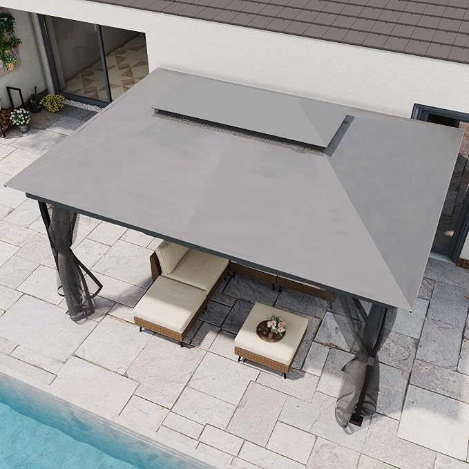 10' X 13' Waterproof Patio Gazebo - Image 3