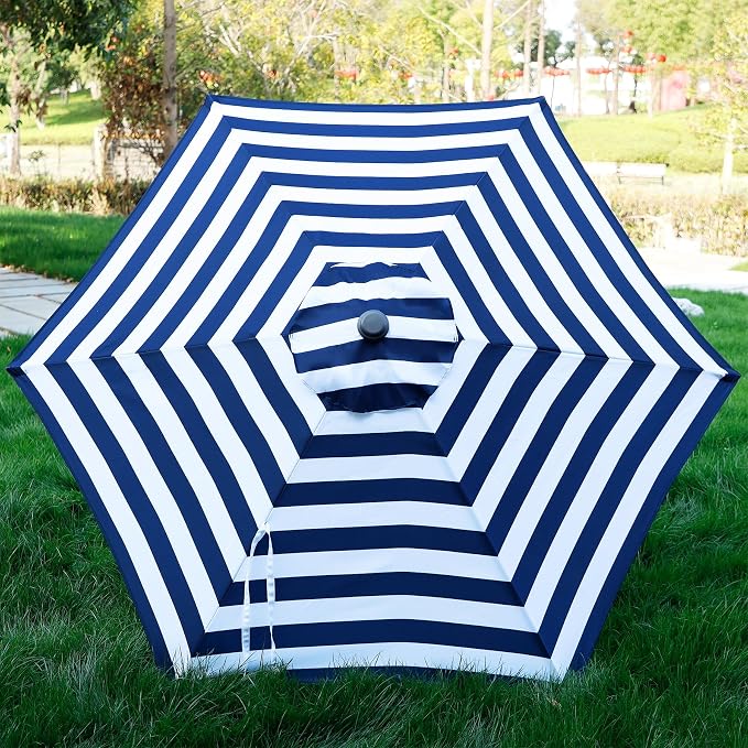 7.5 ft Patio Umbrella, Yard Umbrella, Outdoor Market Umbrella - Image 5