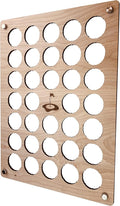 Torched Golf Ball Display Holder Collector’s Case Holds 39 Golf Balls Wall Mount Decor