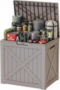 40 Gal Waterproof Outdoor Storage Box Weatherproof Deck Box | Lockable storage by EASYUP