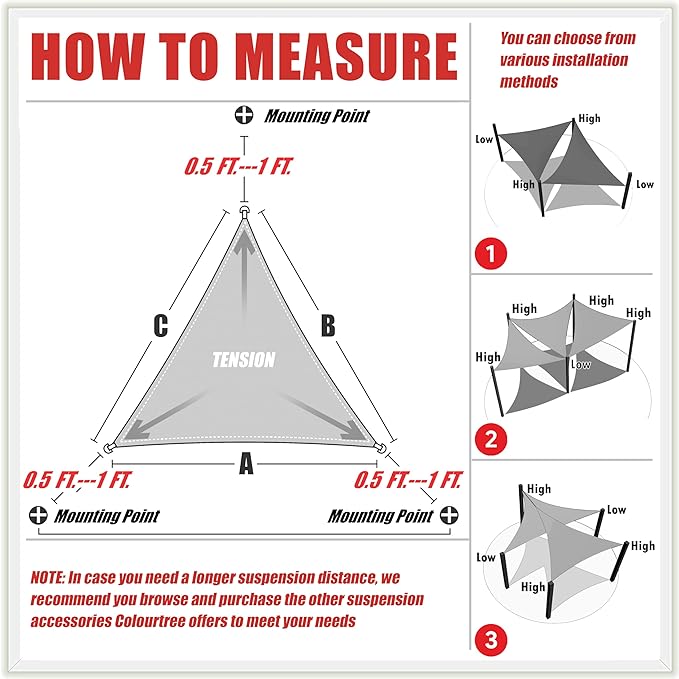ColourTree CTAPRT16 Custom Size Order to Make 13' x 16' x 20.6' White Right - Image 6