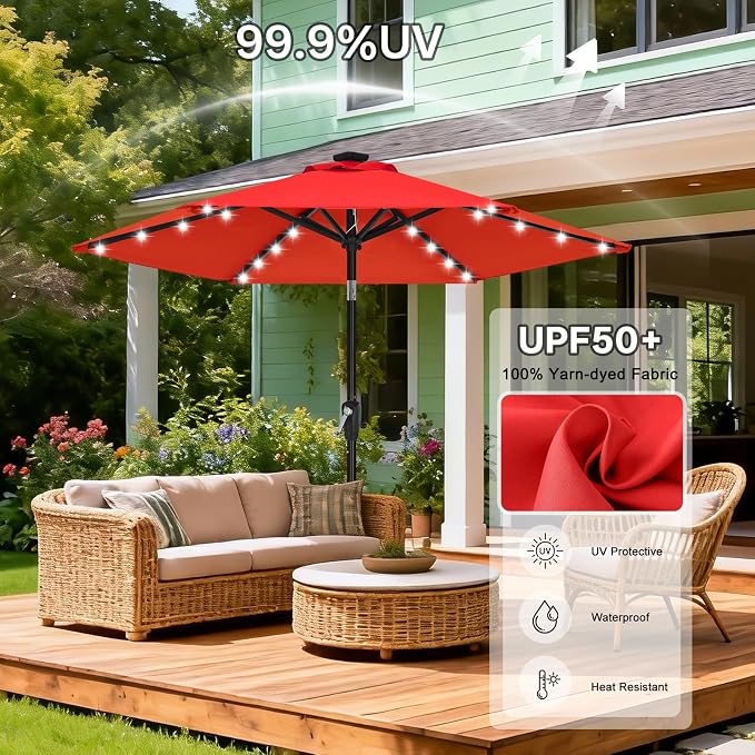 ABCCANOPY Solar Led Patio Umbrella - Image 4