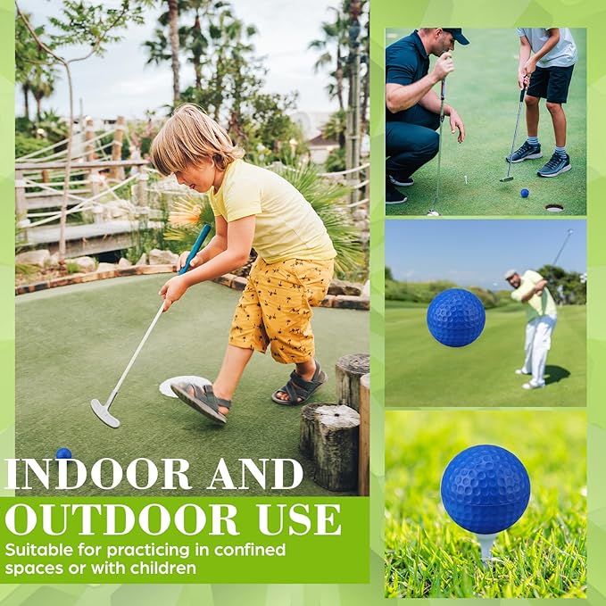 12 Pcs Foam Golf Practice Balls Soft Foam Balls for Golf Practice Realistic Feel and Flight Sport Training