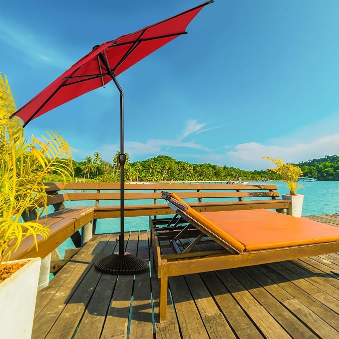 Abba Patio 9FT Lyon Outdoor Patio Umbrella Outdoor Table Umbrella - Image 6