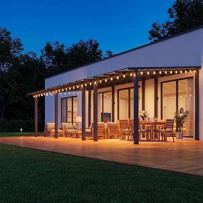 Aoxun 30’x10’ Gazebo for Patio, Gazebo Pergola - Image 9