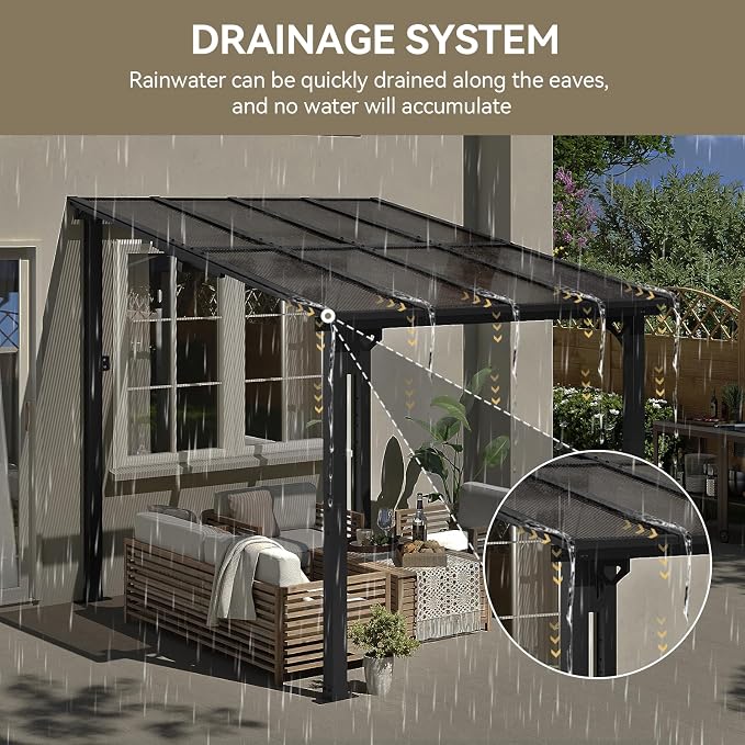 Aoxun 8’x10’ Gazebo for Patio, Gazebo Pergola - Image 3