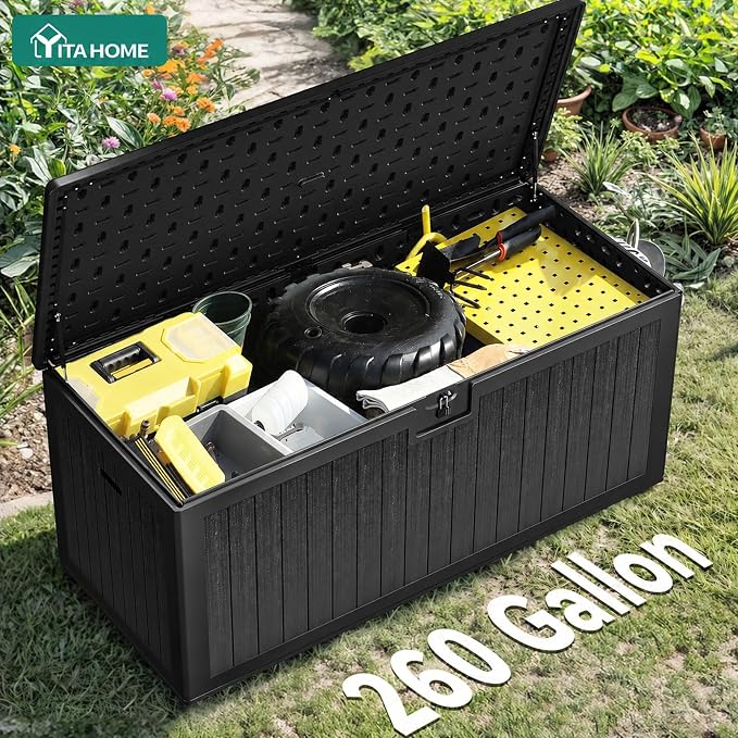 YITAHOME 260 Gallon Large Deck Box - Image 2