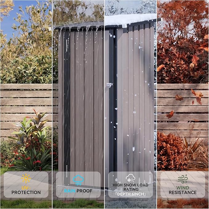 Aoxun Outdoor Storage Cabinet Shed - Image 3