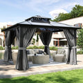 Aoxun 12'x12' Hardtop Gazebo by Aoxun