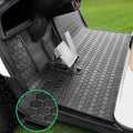 Golf Cart Floor Mat for Yamaha G29 Drive, Upgraded Non-Slip Full Coverage Liner Mats Replacement Thick Rubber, Fits Yamaha Drive (Gen1), G29, YDR, Adventurer (2007-2016)-Black Trim